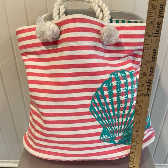 Canvas beach tote - Picture 3 of 15